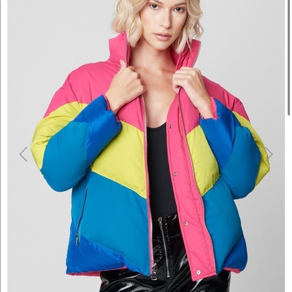 Blank NYC | Temptations Reversible Puffer Jacket M - Picture 2 of 15